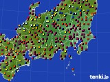 関東・甲信地方のアメダス実況(日照時間)(2015年08月05日)