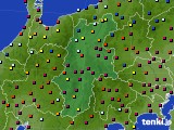 長野県のアメダス実況(日照時間)(2015年08月05日)