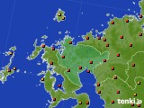 佐賀県のアメダス実況(気温)(2015年08月05日)