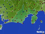 静岡県のアメダス実況(日照時間)(2015年08月06日)