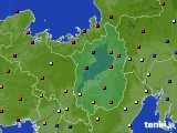 2015年08月06日の滋賀県のアメダス(日照時間)