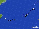 沖縄地方のアメダス実況(風向・風速)(2015年08月06日)