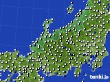 2015年08月06日の北陸地方のアメダス(風向・風速)