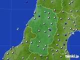 山形県のアメダス実況(風向・風速)(2015年08月06日)