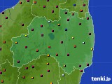 福島県のアメダス実況(日照時間)(2015年08月07日)