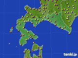 道南のアメダス実況(気温)(2015年08月09日)