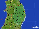 アメダス実況(気温)(2015年08月09日)