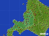 アメダス実況(気温)(2015年08月10日)