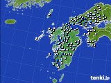 九州地方のアメダス実況(降水量)(2015年08月12日)