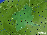 2015年08月12日の群馬県のアメダス(日照時間)