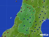山形県のアメダス実況(日照時間)(2015年08月12日)