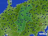 長野県のアメダス実況(日照時間)(2015年08月13日)