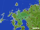 佐賀県のアメダス実況(日照時間)(2015年08月14日)