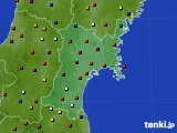 2015年08月15日の宮城県のアメダス(日照時間)