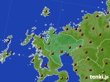 2015年08月15日の佐賀県のアメダス(気温)