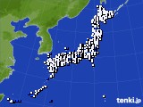 アメダス実況(風向・風速)(2015年08月16日)