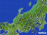 北陸地方のアメダス実況(降水量)(2015年08月17日)