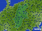 長野県のアメダス実況(日照時間)(2015年08月17日)