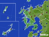 長崎県のアメダス実況(日照時間)(2015年08月17日)