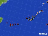 沖縄地方のアメダス実況(気温)(2015年08月17日)