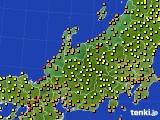2015年08月17日の北陸地方のアメダス(気温)