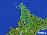 2015年08月19日の道北のアメダス(日照時間)