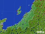 新潟県のアメダス実況(日照時間)(2015年08月19日)