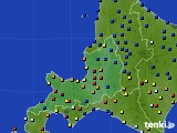 道央のアメダス実況(日照時間)(2015年08月19日)