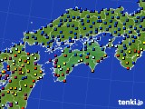 2015年08月20日の四国地方のアメダス(日照時間)