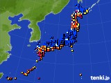 アメダス実況(日照時間)(2015年08月20日)