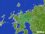 佐賀県のアメダス実況(風向・風速)(2015年08月20日)