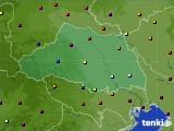 埼玉県のアメダス実況(日照時間)(2015年08月22日)