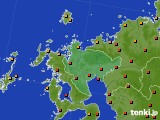 佐賀県のアメダス実況(気温)(2015年08月23日)