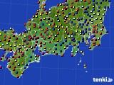 東海地方のアメダス実況(日照時間)(2015年08月24日)