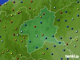 2015年08月24日の群馬県のアメダス(日照時間)