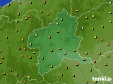 群馬県のアメダス実況(気温)(2015年08月24日)