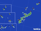 沖縄県のアメダス実況(風向・風速)(2015年08月24日)