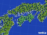 2015年08月25日の四国地方のアメダス(日照時間)