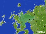 佐賀県のアメダス実況(気温)(2015年08月25日)