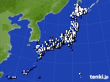 アメダス実況(風向・風速)(2015年08月25日)