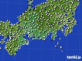 東海地方のアメダス実況(風向・風速)(2015年08月26日)