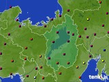 2015年08月27日の滋賀県のアメダス(日照時間)