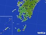 鹿児島県のアメダス実況(日照時間)(2015年08月28日)