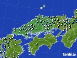 中国地方のアメダス実況(降水量)(2015年08月31日)