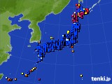 アメダス実況(日照時間)(2015年08月31日)