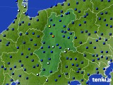 長野県のアメダス実況(日照時間)(2015年08月31日)