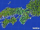 近畿地方のアメダス実況(日照時間)(2015年09月01日)