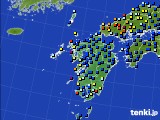 2015年09月01日の九州地方のアメダス(日照時間)