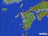 九州地方のアメダス実況(気温)(2015年09月01日)