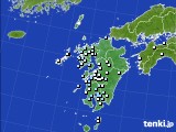 九州地方のアメダス実況(降水量)(2015年09月02日)